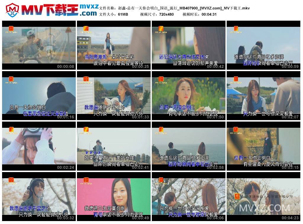 赵鑫-总有一天你会明白_国语_流行_MB407900